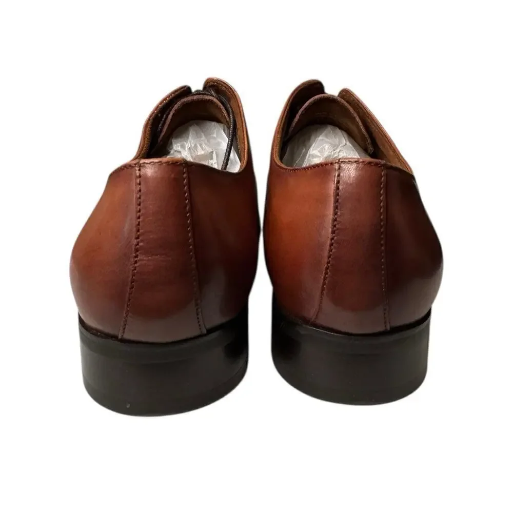 Aldo NEW Decker Brown Leather Lace Up Oxford Dress Shoes Size 13